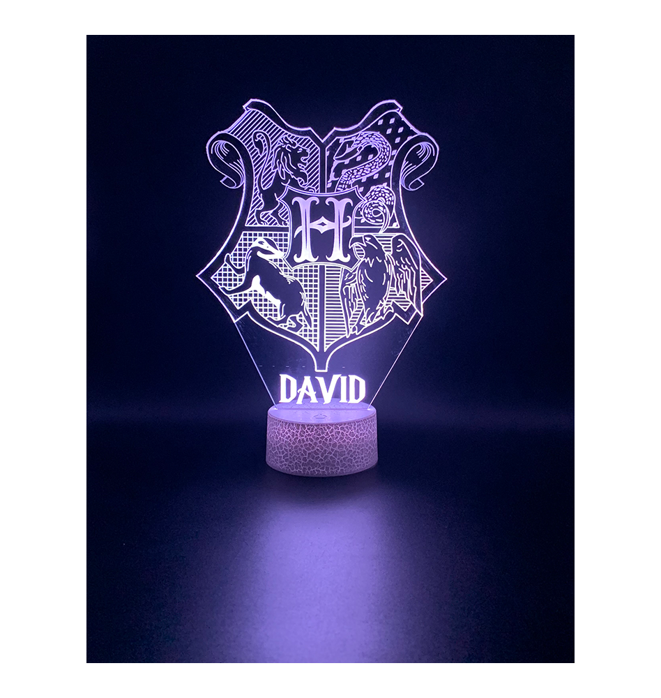 Lámpara LED Harry Potter personalizada · Regalos Originales