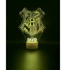 Lámpara LED Harry Potter personalizada · Regalos Originales - Creaciones  Mikeldi