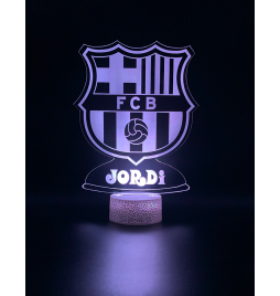 Lámpara LED Barcelona personalizada · Regalos Originales